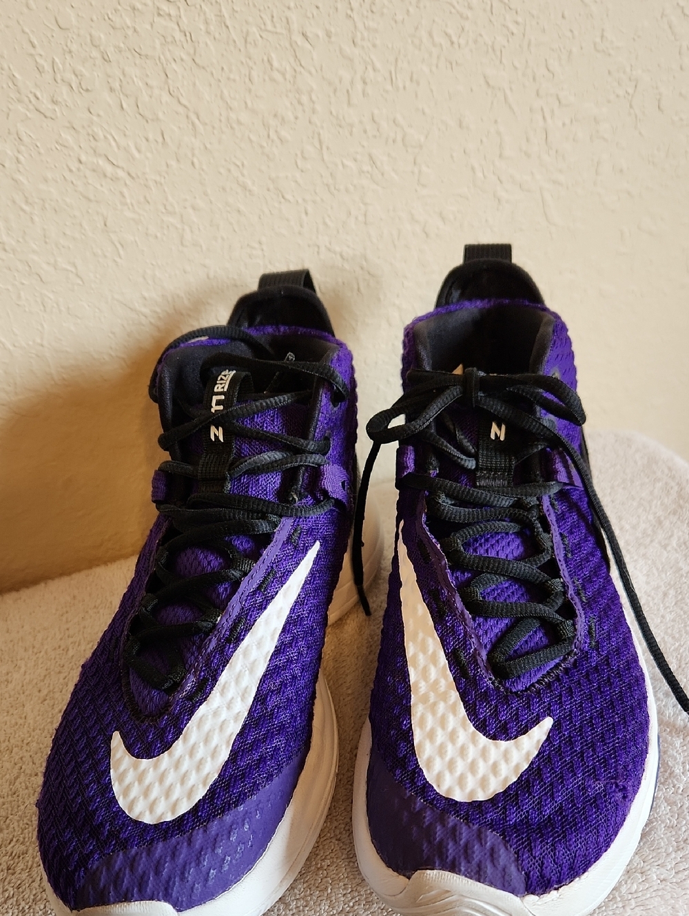 Nike Men’s Purple and White Athletic Sneakers